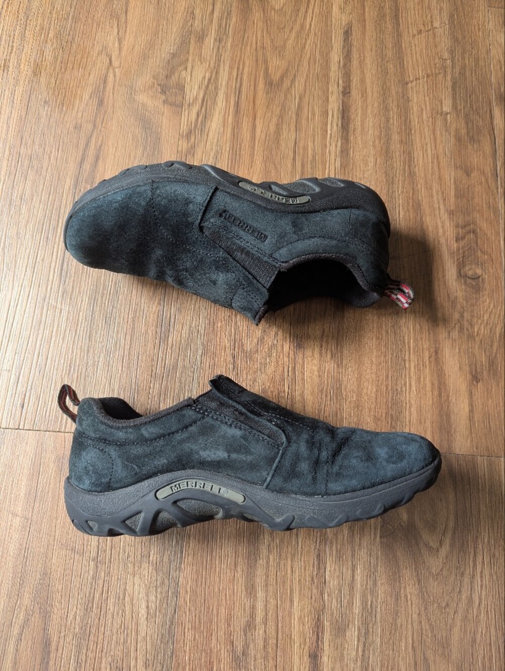 Merrell Jungle Moc Men's Black Suede Slip-On Moccasin Sz 6M